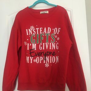 Wound Up Christmas sweater, size Large